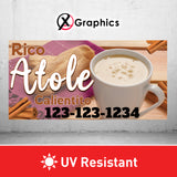Atole Banner Sign