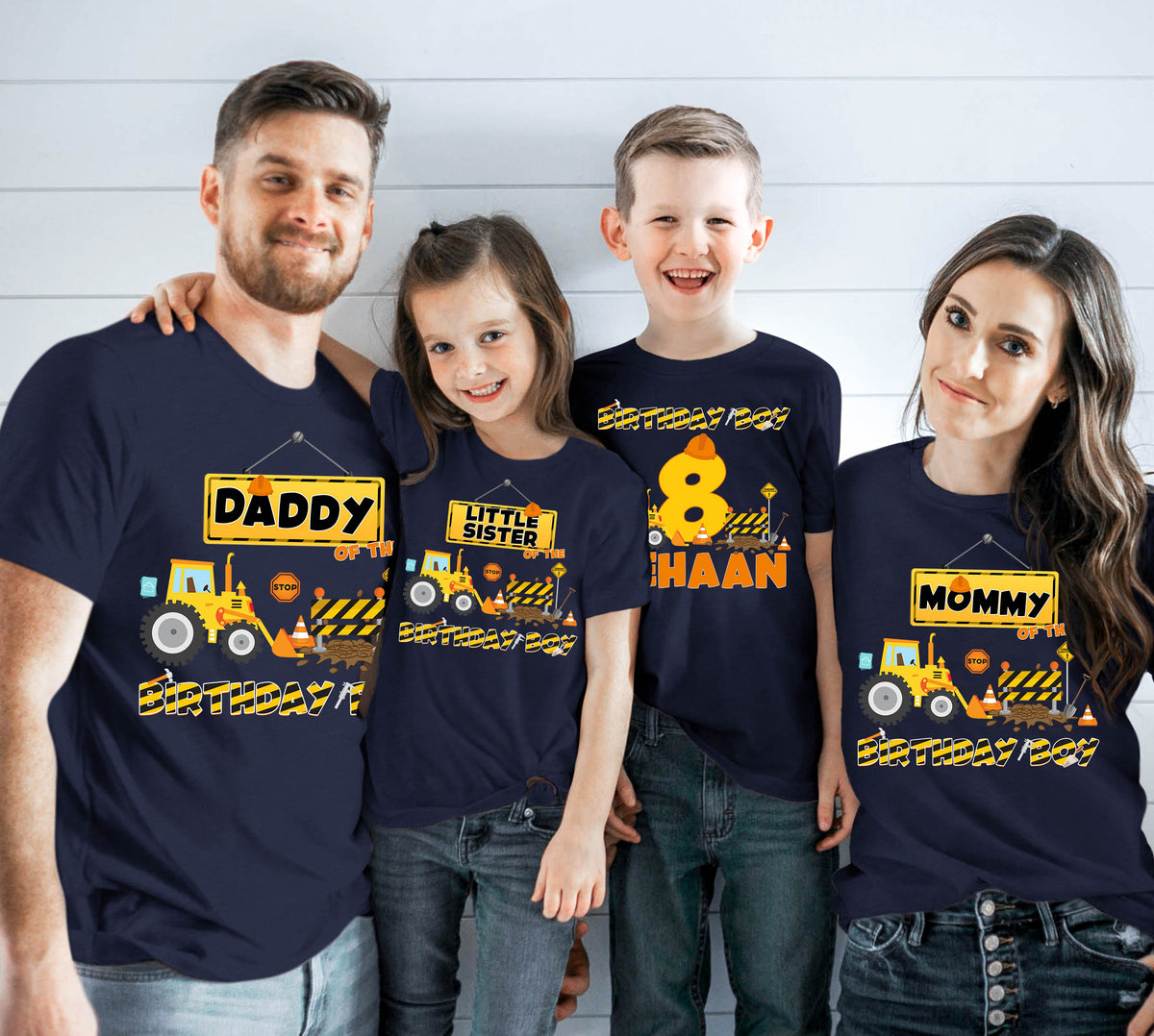 Construction Family Shirts Construction Shirt Birthday Boy