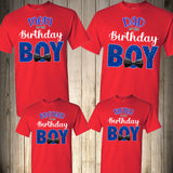 Birthday Boy Family Shirts