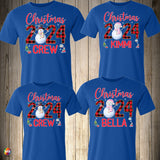 Christmas Snowman Family Shirts