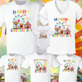 Circus Birthday Shirt, T Shirts Party Family Birthday Son Dad Sister Mom Reunion celebration, Carnival Birthday Shirts, Circus Animals Funny cute shirts