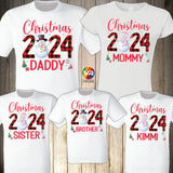 Christmas Snowman Family Shirts