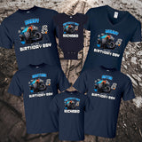 Monster Truck Birthday Shirt 03 Monster Truck Family Shirts - X Graphics Shirts
