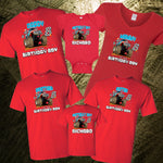 Monster Truck Birthday Shirt 04 Monster Truck Family Shirts - X Graphics Shirts