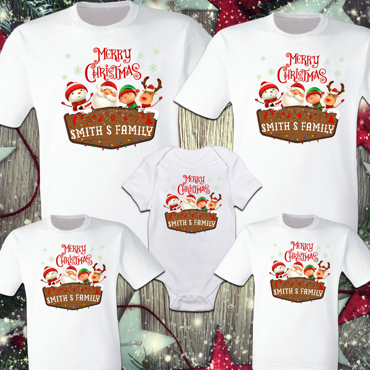 Christmas matching t shirts deals