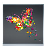 Butterfly sticker colorful cute girl sticker butterflies hearts