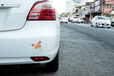 Butterfly sticker colorful cute girl sticker butterflies hearts