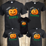 Halloween Family Shirts Custom Names Halloween Trick or treat Matching Boo Ghost Pumpkin Family Matching | X Graphics Shirts