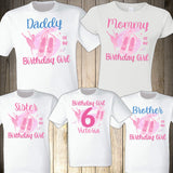 Ballerina Birthday Girl Ballet Girl Birthday Party Custom Birthday Ballerina Shirt Matching Family Ballerina Birthday Shirt Princess Girl