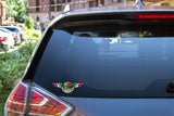 Mexico Flag Eagle and Snake sticker car suv truck mexican waterproof sticker