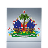 Haiti Coat of Arms, Haiti Flag, Port-au-Prince, Caribbean , sticker, car. truck, suv, L'UNION FAIT LA FORCE sticker, 