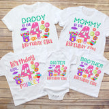 Candy Birthday Shirt Sweets and Candy Birthday Shirt Sugar Treats Birthday shirt Lollipop family shirts Lollipop Mommy Daddy Family Shirts