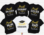 Graduation Family Shirts Matching Proud Graduate Shirt Prom Proud Mom of the Graduate Proud Graduate Shirt Graduation Family Shirts 2024