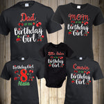 Ladybug Birthday Girl Shirt, Personalized Birthday Girl Shirt, Ladybug Birthday Party Shirts Outfit, Kids Birthday Shirt, Birthday insects