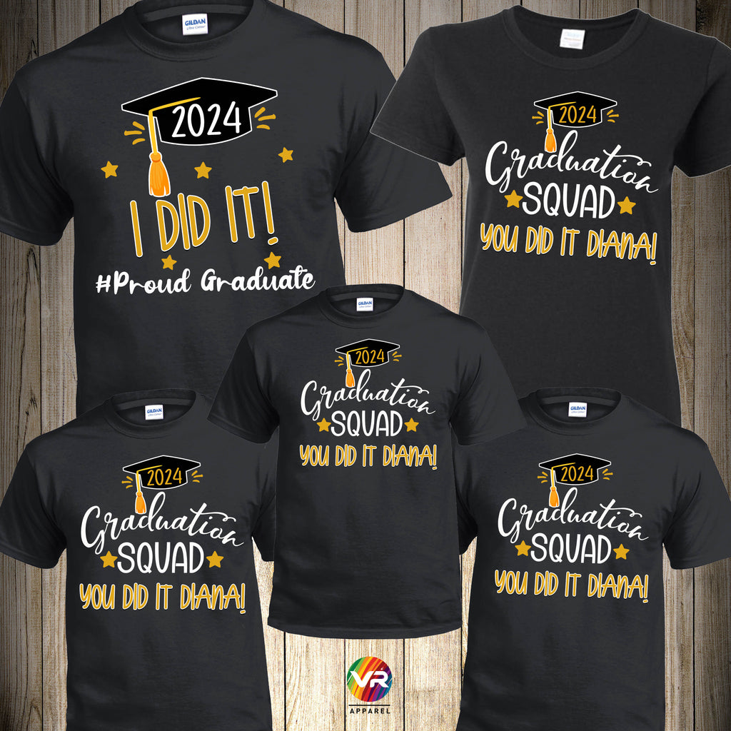 Family Graduation Matching Shirts | X Graphics