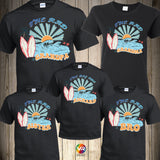 Surf Family Birthday Shirts, The Big One Shirt, 1st Birthday Shirt, Surf Birthday tee, Surfs Up, Surfer Mommy and Me, Ocean Wave Party