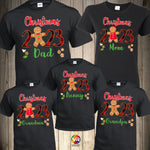 Family Christmas Shirts, Family Coordinating Christmas Shirts, Custom Family Matching Christmas Shirts, Gingerbread Man Christmas Shirts, Family Reunion