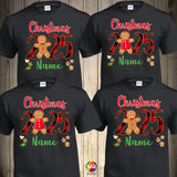 Gingerbread Christmas Family Matching Shirts