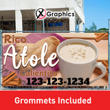 Atole Banner Sign