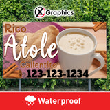 Atole Banner Sign