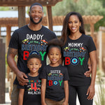 Monster Truck Family Shirts Wheels Birthday Monster Truck Birthday Boy Matching Custom Personalized Mom Dad Family Shirts Truck