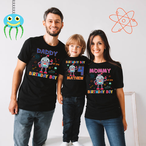 Robot Family Shirts