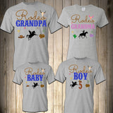 Family Matching Rodeo Shirts Rodeo Matching Shirts Family Rodeo Shirt Matching T-shirts Cowboy Birthday Shirt Farm Themed Birthday Rodeo Mom
