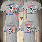 Astronaut Family Shirts Planets Birthday Shirt Birthday Boy Birthday Girl Matching Custom Personalized Mom Dad Astronaut Party Moon Mars
