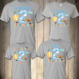 Airplane Birthday Shirt for family Plane Birthday Boy Airplane Birthday Plane Matching Custom Personalized Mom Dad Sister Airplane Party