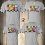 Cousin Shirts, Cousin Crew family shirts, Family shirt, Beach Vacation, Big Cousin shirt, Family Reunion, Cousin Gift, Matching Shirts Party