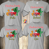 Vintage Truck Christmas Family Shirts