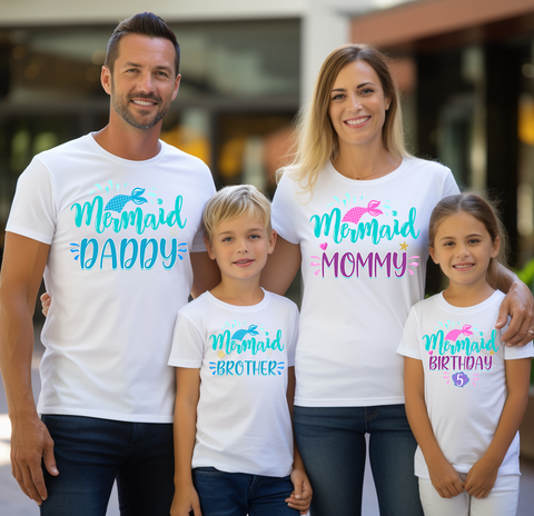 Mermaid Birthday Shirt