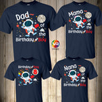 Astronaut Family Shirts Planets Birthday Shirt Birthday Boy Birthday Girl Matching Custom Personalized Mom Dad Astronaut Party Moon Mars