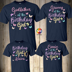Butterflies Birthday Shirts