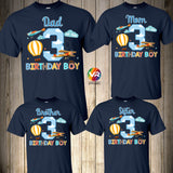 Airplane Birthday Shirt for family Plane Birthday Boy Airplane Birthday Plane Matching Custom Personalized Mom Dad Sister Airplane Party