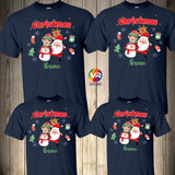 Santa and Friends Christmas Family Shirts