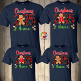 Gingerbread Christmas Family Matching Shirts