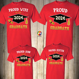 Graduation Family Shirts Matching Proud Graduate Shirt Prom Proud Mom of the Graduate Proud Graduate Shirt Graduation 2024 Family You did it