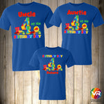 Building Block Birthday Shirt Family Birthday Boy Personalized Building Block Construction Brick Birthday Shirt Custom Personalized
