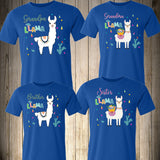 Llama Birthday Girl Shirt for Family