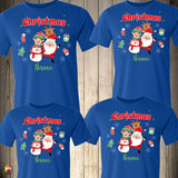 Santa and Friends Christmas Family Shirts