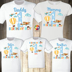 Airplane Birthday Shirt for family Plane Birthday Boy Airplane Birthday Plane Matching Custom Personalized Mom Dad Sister Airplane Party