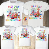 Carnival Circus Family Shirts Circus Birthday Girl Birthday Boy Party Mom Dad Birthday Animals Circus Carnival Lion Matching Custom Lion