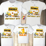 Construction Birthday Shirts