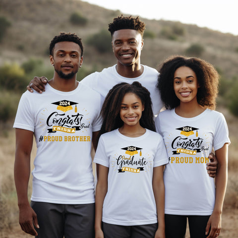 Family Graduation Matching Shirts | X Graphics Family Graduation Matching Shirts | X Graphics