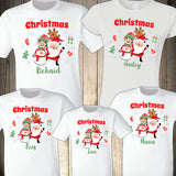 Santa and Friends Christmas Family Shirts