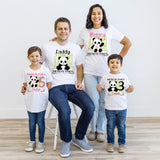 Panda Bear Family Shirt Panda Birthday Party Shirt Birthday Panda Matching Family T-Shirt Panda Bear Family Shirts Kawaii