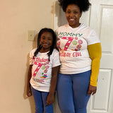 Candy Birthday Shirt Sweets and Candy Birthday Shirt Sugar Treats Birthday shirt Lollipop family shirts Lollipop Mommy Daddy Family Shirts