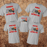Monster Truck Birthday Shirt Monster Truck Family Shirts - X Graphics Shirts