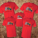 Monster Truck Birthday Shirt Monster Truck Family Shirts - X Graphics Shirts